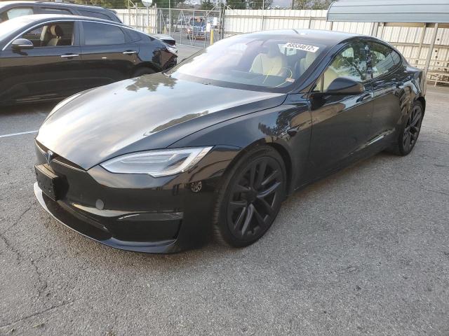 Salvage cars for sale from Copart Rancho Cucamonga, CA: 2021 Tesla Model S