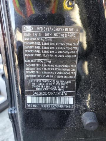 SALSK2D4XBA279474 Land Rover Range Rover Sport Lux