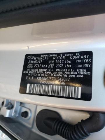 2018 GENESIS G80 ULTIMA KMHGN4JF7JU242087