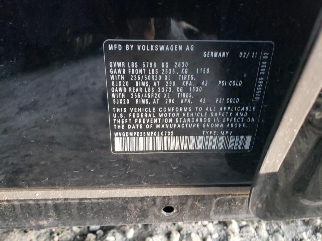 2021 VOLKSWAGEN ID.4 FIRST WVGDMPE25MP020732