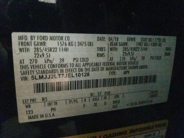5LMJJ2LT7JEL10128 Lincoln Navigator