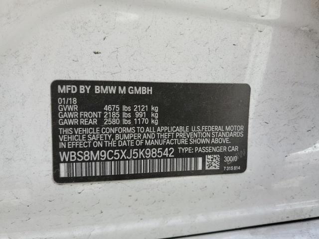 2018 BMW M3 - WBS8M9C5XJ5K98542