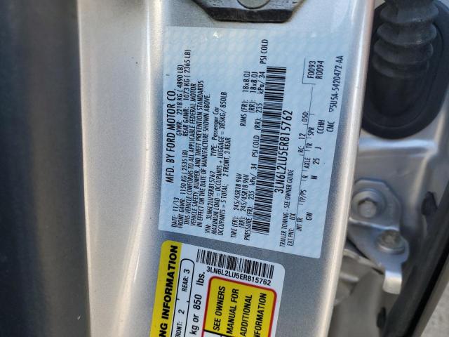3LN6L2LU5ER815762 Lincoln MKZ HYBRID