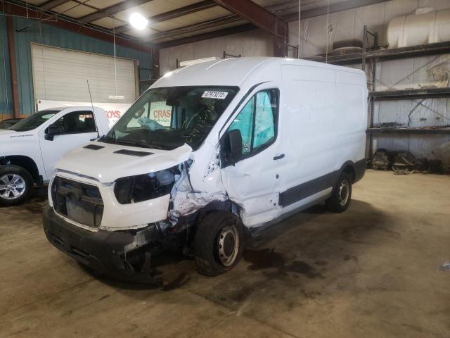Salvage cars for sale from Copart Eldridge, IA: 2021 Ford Transit T
