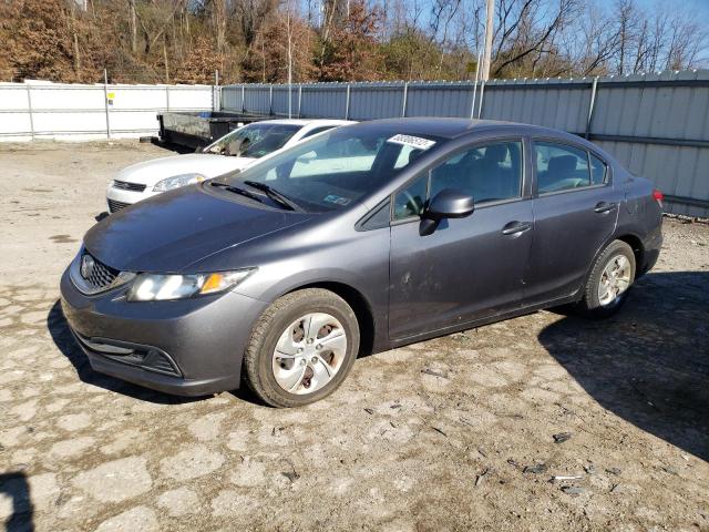 Salvage cars for sale from Copart West Mifflin, PA: 2013 Honda Civic LX