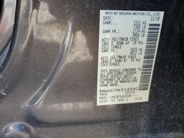 2019 NISSAN TITAN S - 1N6AA1EJ7KN514990