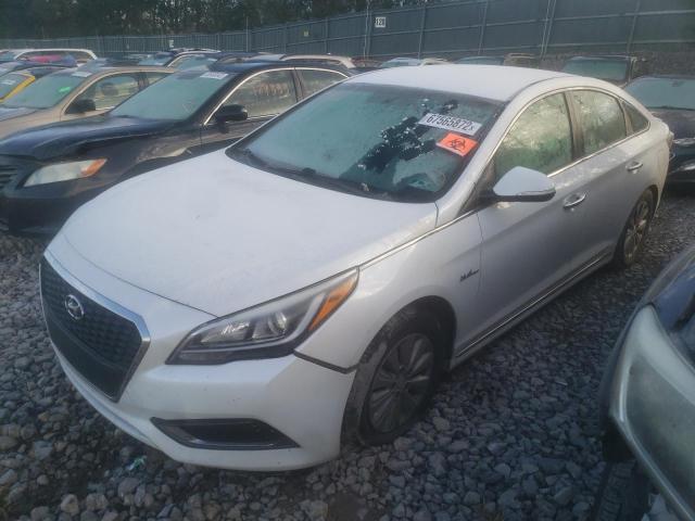 Salvage cars for sale from Copart Madisonville, TN: 2017 Hyundai Sonata Hybrid