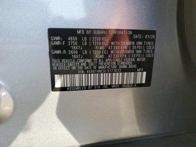 2020 SUBARU OUTBACK LI - 4S4BTANC5L3171673