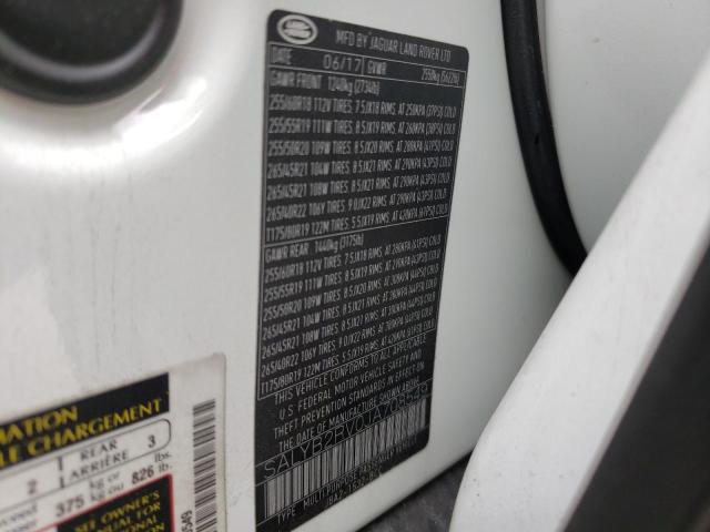 SALYB2RV0JA708549 Land Rover Range Rover Velar S