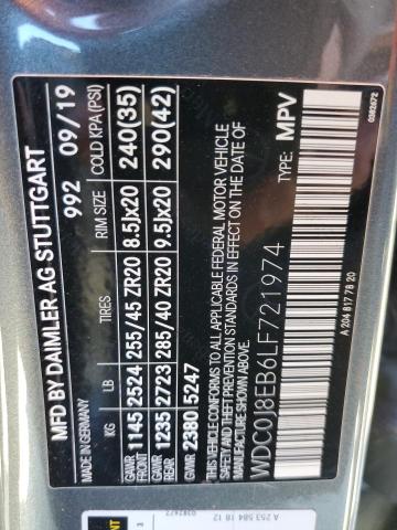 2020 MERCEDES-BENZ GLC COUPE - WDC0J8EB6LF721974