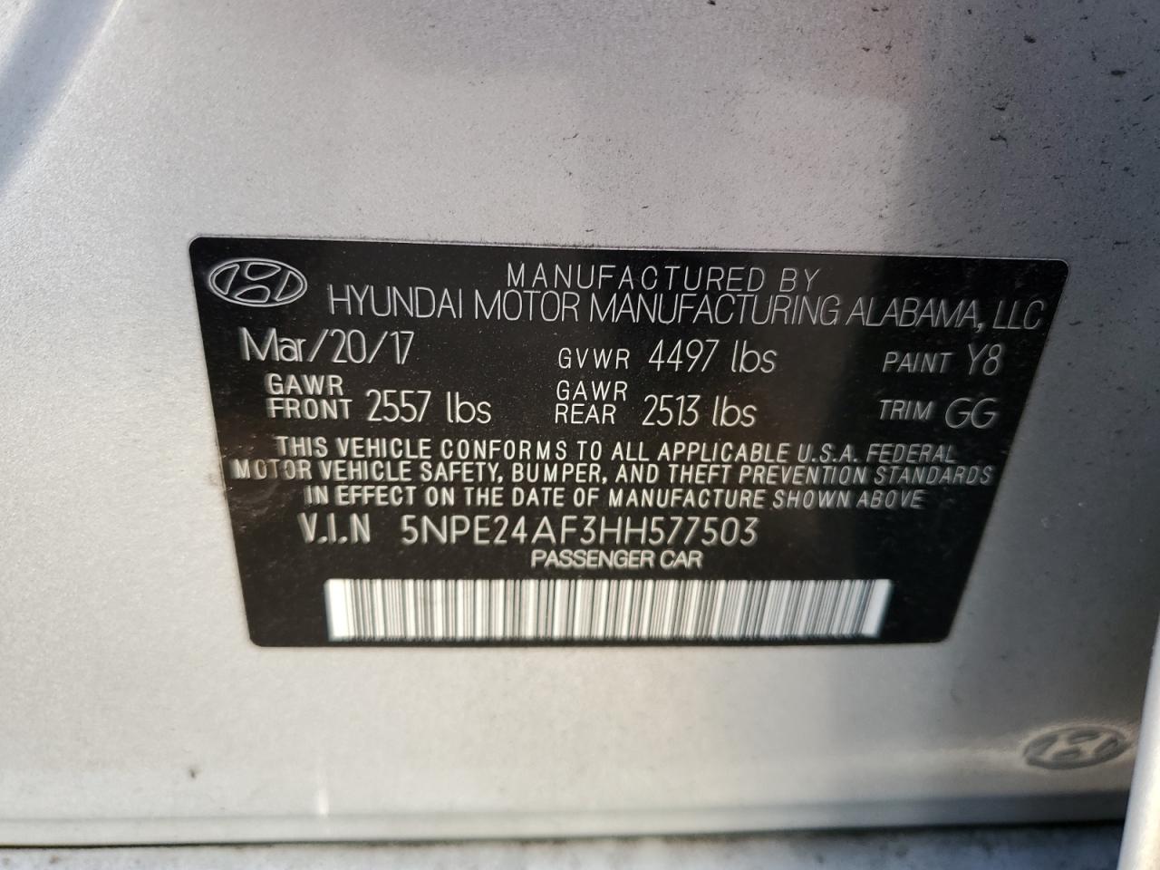 2017 Hyundai Sonata - Image 14