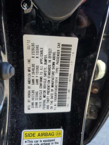 19UUA9F5XCA010914 Acura TL