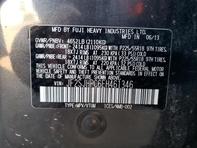 JF2SJHPC6EH461346 Subaru Forester 2.0xt Touring