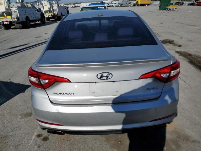 VIN: 5NPE34AF9HH510806 Auction: COPART Lot: 68199472 Location: TN - NASHVILLE 5NPE34AF9HH510806 HYUNDAI SONATA 2017 SILVER Photo 6