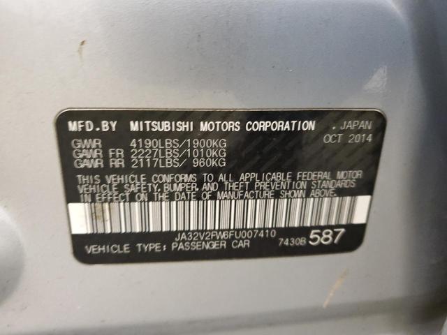 2015 MITSUBISHI LANCER SE JA32V2FW6FU007410