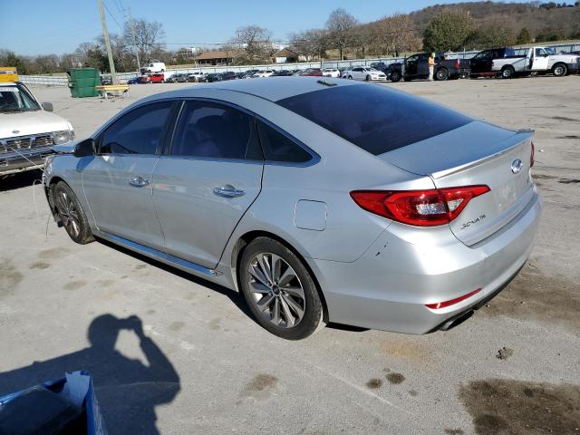 VIN: 5NPE34AF9HH510806 Auction: COPART Lot: 68199472 Location: TN - NASHVILLE 5NPE34AF9HH510806 HYUNDAI SONATA 2017 SILVER Photo 2