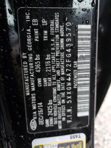 5XXGM4A72FG439570 KIA Optima Lx