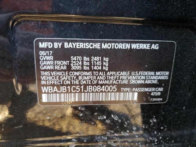 2018 BMW 530XE WBAJB1C51JB084005