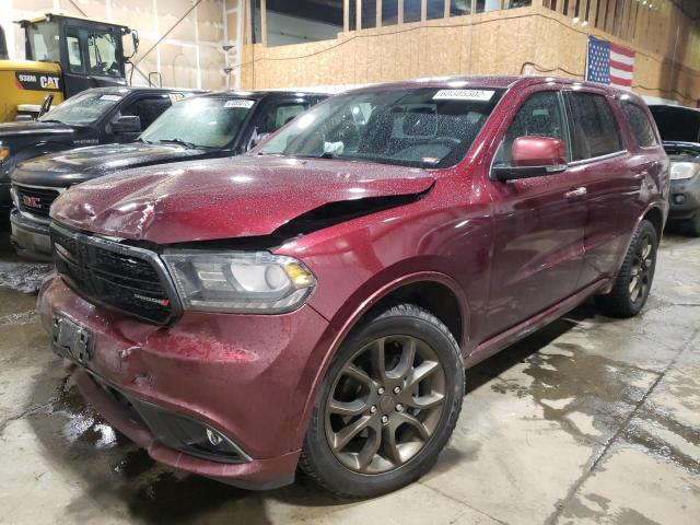 Salvage cars for sale from Copart Anchorage, AK: 2017 Dodge Durango GT