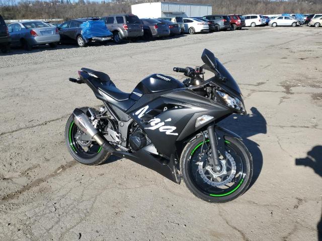 Salvage cars for sale from Copart West Mifflin, PA: 2017 Kawasaki EX300 B
