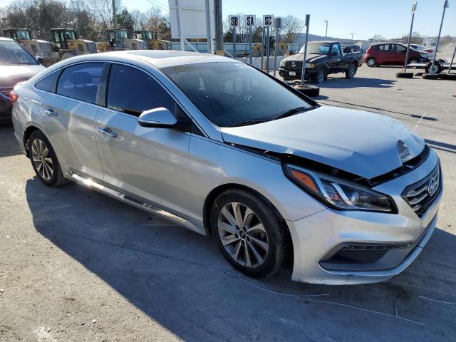 VIN: 5NPE34AF9HH510806 Auction: COPART Lot: 68199472 Location: TN - NASHVILLE 5NPE34AF9HH510806 HYUNDAI SONATA 2017 SILVER Photo 4