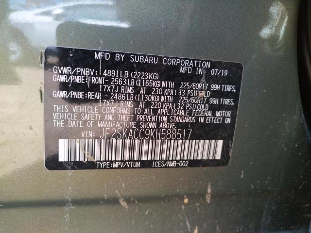 JF2SKACC9KH588517 Subaru Forester