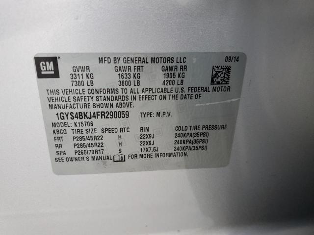 2015 CADILLAC ESCALADE L - 1GYS4BKJ4FR290059