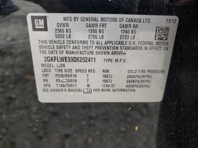 2GKFLWE39D6202411 GMC Terrain
