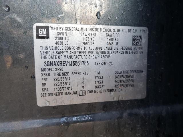 2018 CHEVROLET EQUINOX LS - 3GNAXREV1JS561785