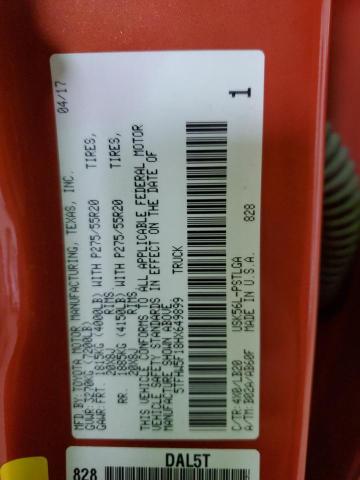 2017 TOYOTA TUNDRA CRE - 5TFHW5F18HX649899