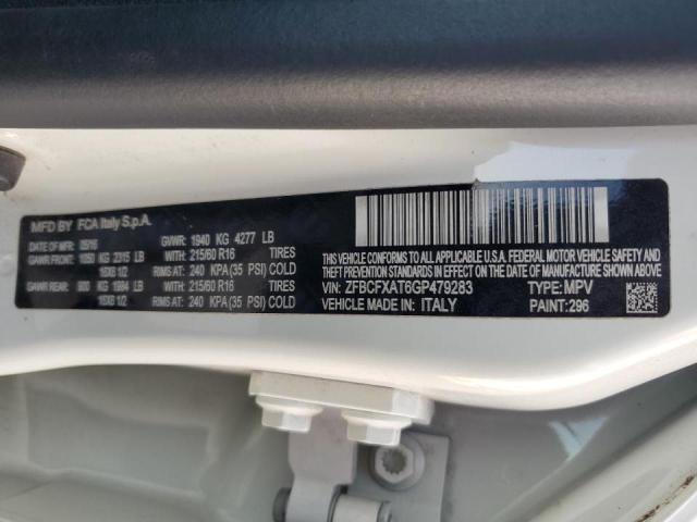 2016 FIAT 500X POP ZFBCFXAT6GP479283