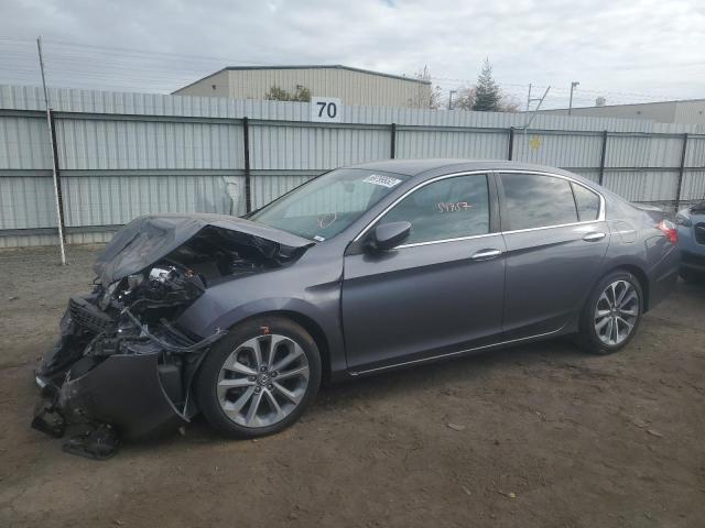 Salvage cars for sale from Copart Bakersfield, CA: 2015 Honda Accord Sport