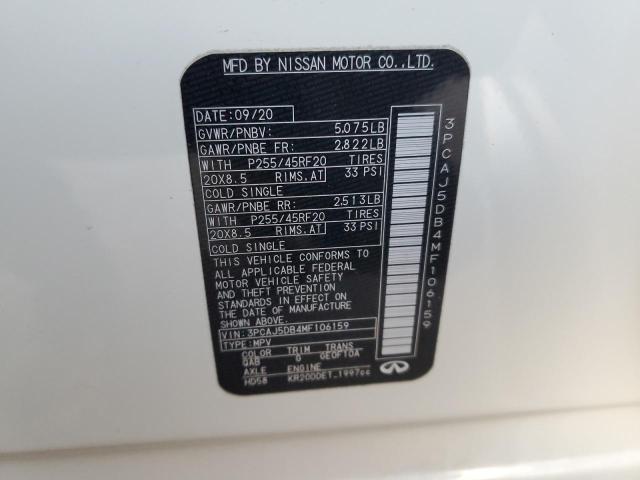 2021 INFINITI QX50 SENSO 3PCAJ5DB4MF106159