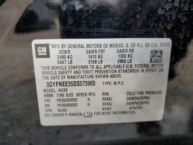 3GYFNEE35DS573965 Cadillac SRX