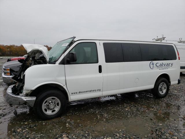 Salvage cars for sale from Copart Spartanburg, SC: 2014 Chevrolet Express G3500 LT