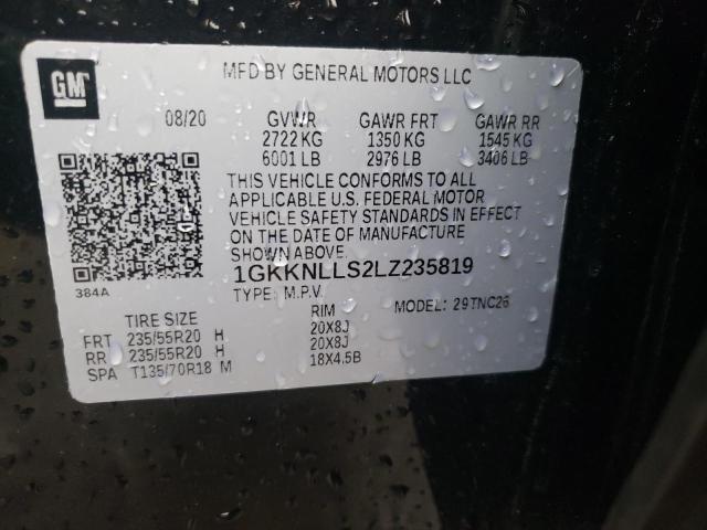 2020 GMC ACADIA AT4 1GKKNLLS2LZ235819