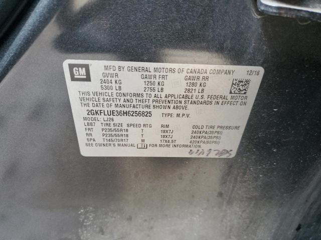 2GKFLUE36H6256825 GMC Terrain Slt