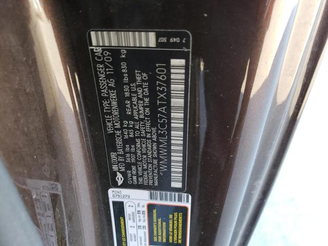 WMWML3C57ATX37601 Mini Cooper