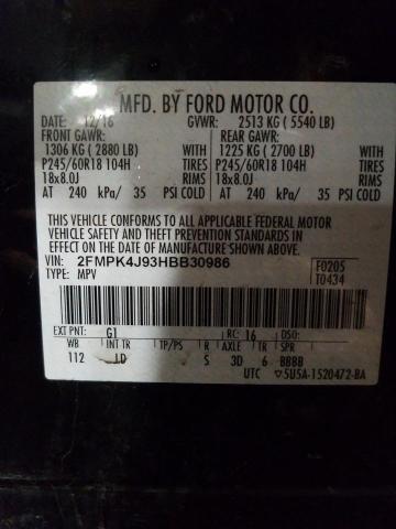 2017 FORD EDGE SEL - 2FMPK4J93HBB30986
