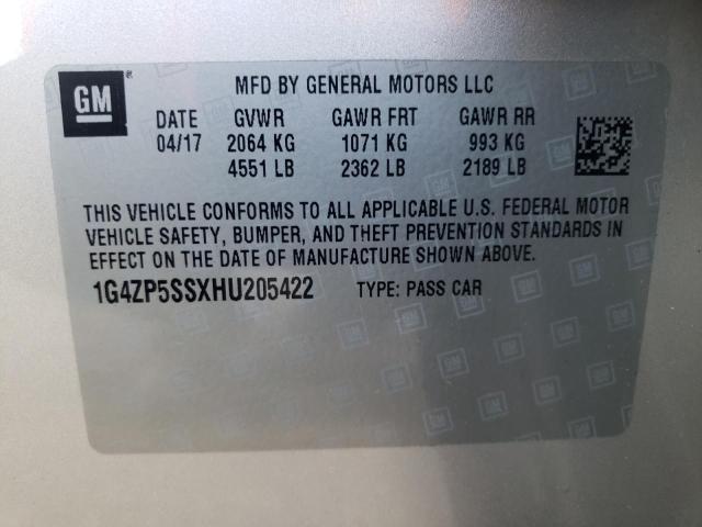 2017 BUICK LACROSSE E - 1G4ZP5SSXHU205422