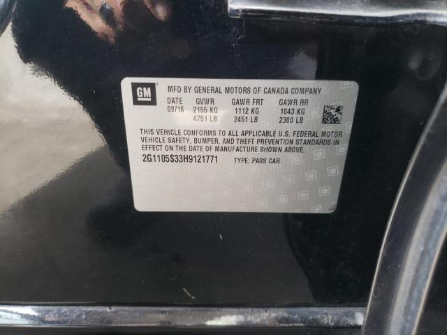2017 CHEVROLET IMPALA LT - 2G1105S33H9121771