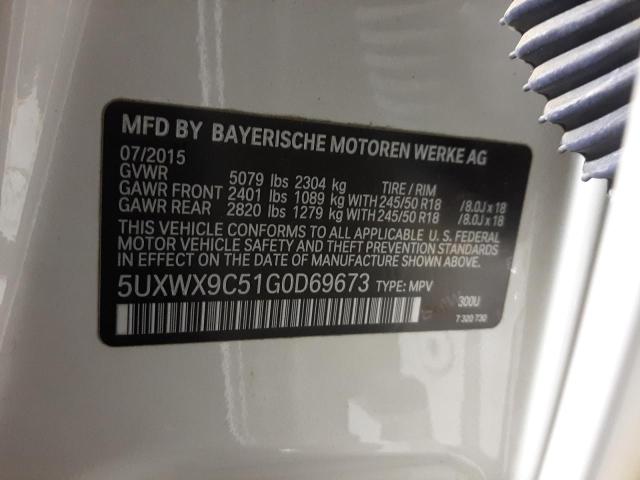 5UXWX9C51G0D69673 BMW X3 Xdrive28i