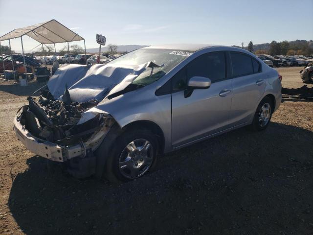 Salvage cars for sale from Copart San Martin, CA: 2015 Honda Civic LX