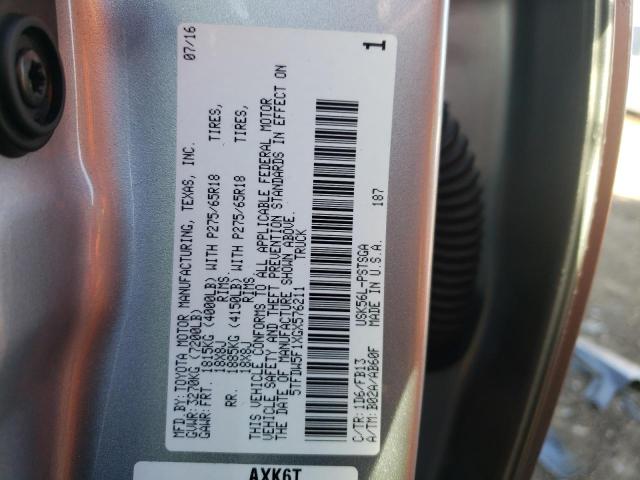 2016 TOYOTA TUNDRA CRE - 5TFDW5F1XGX576211