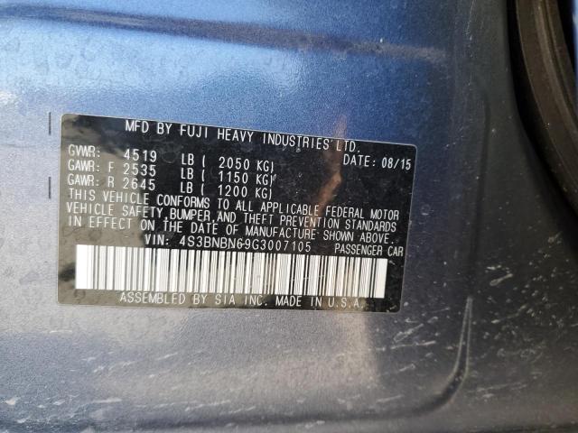 4S3BNBN69G3007105 Subaru Legacy 2.5i Limited