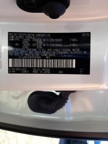 2022 LEXUS RX 350 L L JTJJZKEA3N2025846