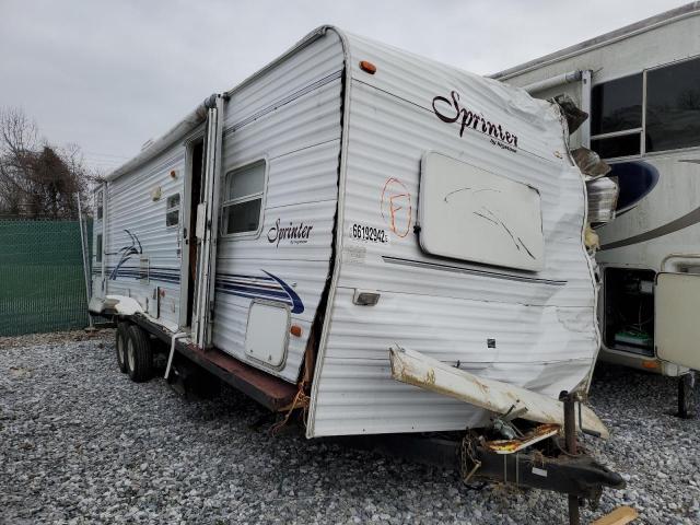 Salvage cars for sale from Copart York Haven, PA: 2002 Keystone Sprinter