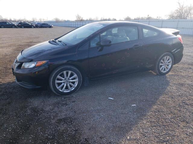 Salvage cars for sale at London, ON auction: 2012 Honda Civic LX