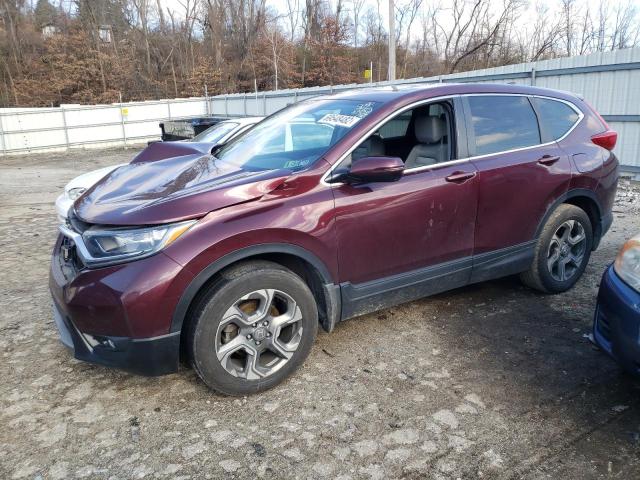 Salvage cars for sale from Copart West Mifflin, PA: 2019 Honda CR-V EX
