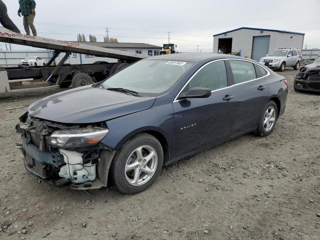 Salvage cars for sale from Copart Airway Heights, WA: 2017 Chevrolet Malibu LS